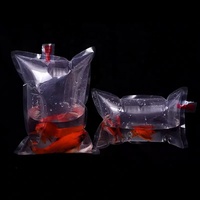 Sacs de transport en plastique pour fruits de mer vivants oxygénés, étanches, de haute qualité, pour l'emballage de poissons vivants d'aquarium