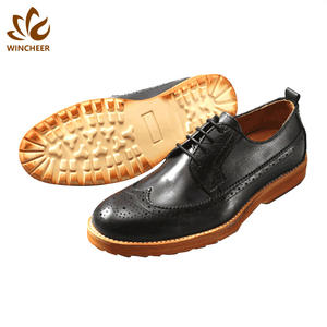 Chaussures en cuir noir classiques pour hommes, de haute qualité, originales, en cuir véritable, vente en gros, dernières nouveautés - Product Image 2