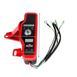 Boîtier de commande 15HP avec démarrage électrique sans clé GX390 420 Kit moteur Pièces et accessoires d'alternateur de générateur diesel 188F Aluminium - Product Image 1