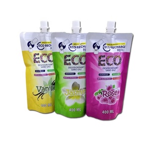 Emballage liquide en sachets Doypack 8oz 12oz Nettoyant blanchissant détergent Emballage personnalisé rechargeable avec <span class=keywords><strong>bec</strong></span> verseur Emballage en aluminium avec <span class=keywords><strong>bec</strong></span> verseur Polybag - Product Image 1