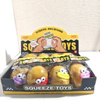 Squishies en forme de pomme de terre au fromage, jouets anti-stress à presser, mignons et amusants, à remontée lente, en TPR, unisexe, pour 14 ans et plus, direct usine