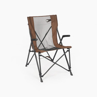 Chaise de camping pliante en bois Oeytree 2026, confortable, nouveau design, mobilier d'extérieur pour jardin, plage, randonnée, pique-nique