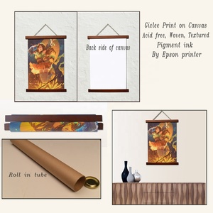 Tranh <span class=keywords><strong>Canvas</strong></span> Đóng Khung Tranh Treo Tường Tranh Phong Cảnh Thiên Nhiên Tranh Trung Quốc - Product Image 6