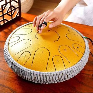 Nouveau Tambour à Langues en Acier de 14 Pouces, 15 Notes, Tonalité Ré, Handpan pour la Méditation, le Yoga et la Pratique Musicale - Product Image 2