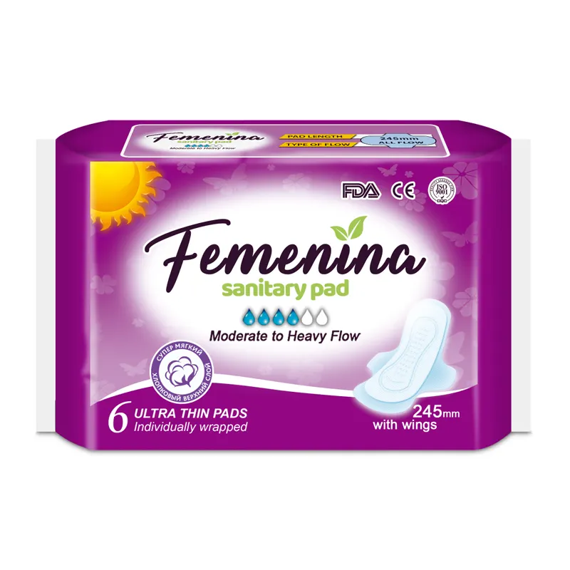 Produttore all'ingrosso assorbenti igienici assorbenti igienici usa e getta assorbenti per il periodo delle donne Bio Herbal Medicated Lady Anion panty liner