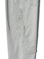 Pantalon de survêtement surdimensionné épais pour hommes, avec broderie, survêtement, pantalon droit baggy, taille moyenne, fermeture élastique.