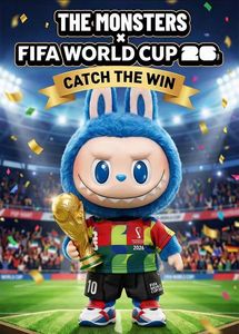 100% Authentique Popmart <span class=keywords><strong>the</strong></span> MONNNSSS.TER X <span class=keywords><strong>FF</strong></span>.IIF.F.AA F0ot.ball W0.rld C0.up Joint Plush Doll for Decoration labubu - Product Image 6