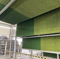 Outdoor 30mm Florhöhe Nicht-Gefüllter Kunstrasen-Teppich mit Hoher Dichte für Fußball-Sportböden und -Felder