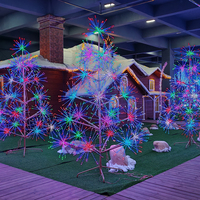 LED-Feuerwerk Weihnachtsbaum Riesige Landschaftsbeleuchtung für Außenbereich Hochzeit & Heimdekoration mit Mehrfarbiger IP65-Beleuchtung