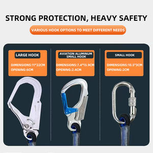 Đai an toàn eo đơn cho công việc trên cao Dây đai an toàn bảo hiểm thợ điện được trang bị móc dây an toàn - Product Image 6