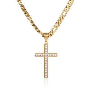 Sophisticated baseball cross necklace 
