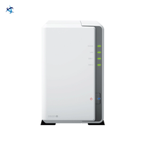 DS223j NAS de 2 Bahías, Quad Core 1.7GHz, 1GB DDR4, LAN 1GbE, USB 3.2 Gen 1, Almacenamiento en la Nube Personal, RAID para Oficina en Casa