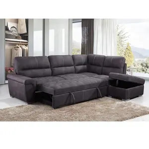 Tianhang populaire canapé d'angle multi sièges ensemble meubles salon canapé lit couchage canapé-lit convertible