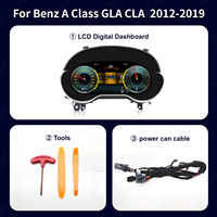 Pantalla Digital LCD de 12.3 Pulgadas para el Panel de Instrumentos, con CarPlay y Android Auto para Mercedes-Benz GLA/CLA/W176/X156/C117