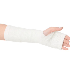 อุปกรณ์ออร์โธปิดิกส์อุปกรณ์ X-ray โปร่งใสสีขาวตรึงพลาสเตอร์ไฟเบอร์กลาสของเทปหล่อปารีส - Product Image 1