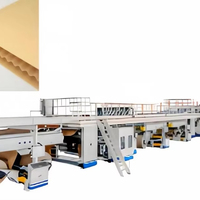 Ligne de production de carton ondulé 3/5/7 plis, machine à fabriquer des boîtes en carton