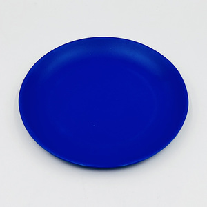 Assiettes et plats ronds en mélamine <span class=keywords><strong>bleu</strong></span> royal de 8 pouces, finition mate - Product Image 1
