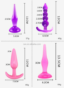 SacKnove6個セット安全なソフトラバー弾丸バイブレーター大人のおもちゃ膣バットビーズアナルプラグセット女性男性レズビアンゲイ - Product Image 6
