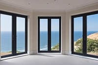 Design moderne double verre Low-E isolation phonique rupture thermique baie vitrée en aluminium pour hôtels intérieur baie vitrée intérieure
