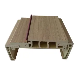 Cornice per <span class=keywords><strong>Porta</strong></span> in WPC Impermeabile e Durevole, <span class=keywords><strong>Telaio</strong></span> per <span class=keywords><strong>Porta</strong></span> in PVC, Produzione Cinese all'Ingrosso - Product Image 1