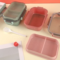 Icen-A04 Gadget de cuisine en plastique personnalisé sans BPA, certifié FCM, de qualité alimentaire, écologique, boîte à lunch en silicone chauffable
