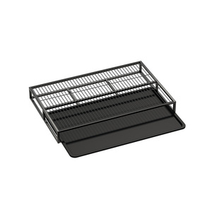 Love Kyle Inodoro para Perros con Sistema de Descarga Integrado, Anti-pisoteo, Tipo Cajón Grande, Recipiente para Orina y Arena, Inodoro Metálico para Perros de Interior - Product Image 1