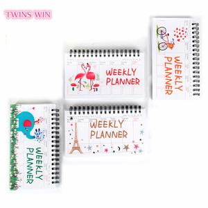 Bloc de notas con espiral semanal, cuaderno diario personalizado con logotipo impreso, 2829 - Product Image 6