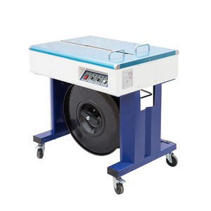 Flejadora Semiautomática UCPACK con Motores Dobles de Accionamiento Eléctrico para Empaque de Cartones de Alimentos - Product Image 1