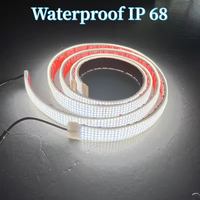 Bandes lumineuses LED blanches haute luminosité personnalisées, 5 rangées de LED flexibles, bandes LED 12 V, bandes lumineuses décoratives pour voiture