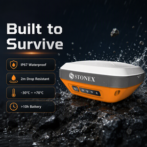 ระบบ GNSS RTK รุ่น Base and Station Stonex S3+ 1408 ช่องสัญญาณ L5 Nav IP67 อุณหภูมิใช้งาน -30~70 องศาเซลเซียส รองรับ 5G/4G/บลูทูธ/WiFi - Product Image 5