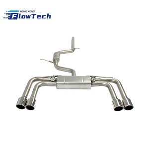 ระบบท่อไอเสีย Valvetronic Catback ประสิทธิภาพสูง ผลิตจากสแตนเลส 304 ขัดเงาแบบกระจก หนา 1.5 มม. พร้อมวาล์วอิเล็กทรอนิกส์และรีโมทสำหรับ Audi A3 - Product Image 3