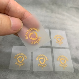 Tùy Chỉnh Kích Thước Tên Logo Trong Suốt Nước Bằng Chứng In Bikini TPU Chăm Sóc Quần Áo Nhãn Chất Lượng Cao Mềm Silicone Nhãn - Product Image 6