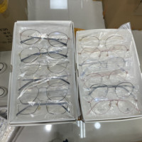 Déstockage Lunettes Optiques en Acétate Vente en Gros Couleurs Assorties Livraison Aléatoire Montures de Lunettes en Acier Inoxydable Montures de Marque TR90 Pas Cher