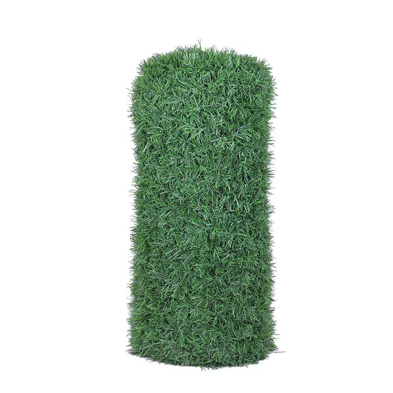 Valla de helecho falsa de plástico para exterior, cubierta colgante de hierba para pared de plantas artificiales de interior, Verde