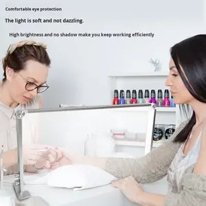 <span class=keywords><strong>Lampe</strong></span> UV super lumineuse <span class=keywords><strong>36W</strong></span> pour la manucure <span class=keywords><strong>Lampe</strong></span> de table carrée à bras oscillant pour le tatouage des ongles en acrylique Extension de cils Luminosité réglable - Product Image 3