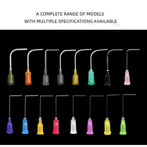 निर्माता 1.5-इंच 34 ग्राम प्लास्टिक-स्टील सुई 90-डिग्री एंगल्ड टिप सिरिंज संगत - Product Image 3
