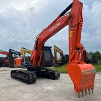 Vente à prix réduit d'excavatrice hydraulique sur chenilles Hitachi ZX210 ZAXIS210 d'occasion, d'origine japonaise, avec pièces