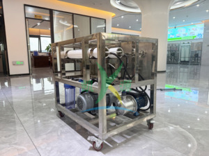 Equipo de ósmosis inversa de pequeña capacidad 1000L/D, dispositivo de desalinización de agua de mar, <span class=keywords><strong>tratamiento</strong></span> de agua salada adecuado para agua potable - Product Image 5