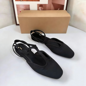 Mules da <span class=keywords><strong>Donna</strong></span> Eleganti con Punta Affusolata e Cinturino a T, Scarpe Casual Comode con Motivo Serpente Metallizzato Oro - Product Image 6