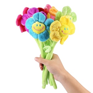 Juguete <span class=keywords><strong>de</strong></span> Peluche Personalizado con <span class=keywords><strong>Cara</strong></span> Feliz, Juguete <span class=keywords><strong>de</strong></span> Girasol para Regalo - Product Image 1