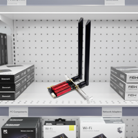 Adaptador WiFi AC1200 PCIe 4.0 de Doble Banda 2.4G 5G, Tarjeta de Red Inalámbrica para PC de Escritorio