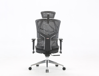 Chaise de bureau exécutive ergonomique moderne et réglable en velours avec base chromée pour usage professionnel par Zoyue Bower Modèle BH-I Shape