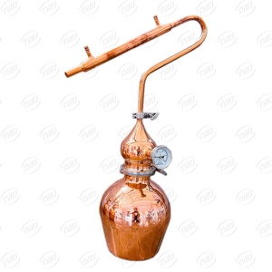 Alambic miniature de bureau compact de haute qualité certifié CE de 2 L pour les huiles essentielles et l'<span class=keywords><strong>alcool</strong></span> en laboratoire ou au bureau - Product Image 1