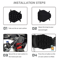 Coussin de siège de moto à air comprimé Coussin de siège de moto gonflable pour SURRON Light Bee X