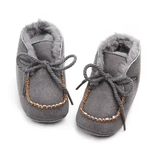 הגעה חדשה 6 צבעים חם תינוק נעלי חורף יילוד תינוק נעליים