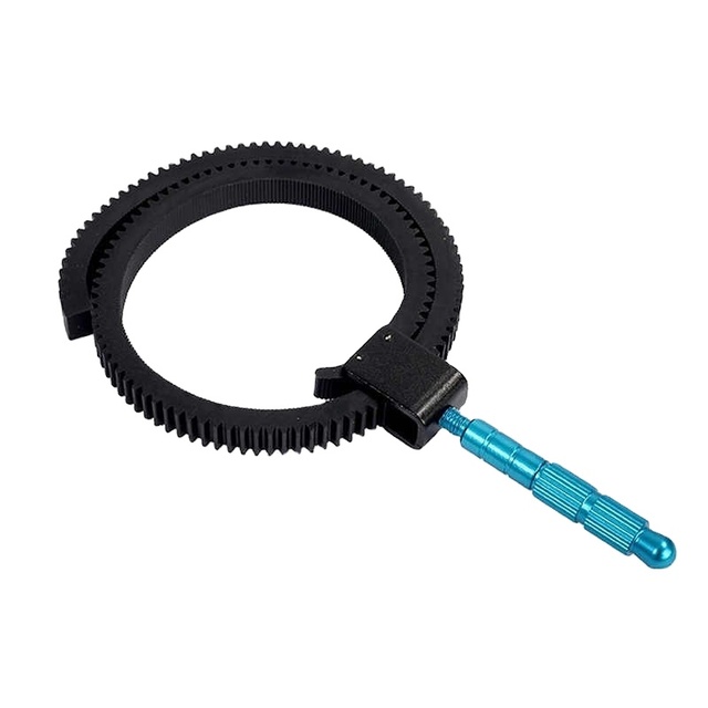 Ring for Camera Lens Adjustable Zoom Focusing Follow Focus Handle Scale Lever With Gear