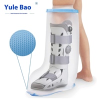 Manchons de bandage imperméables en PVC antidérapants pour les soins des plaies de fracture de jambe