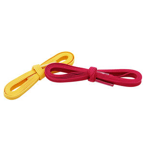 <span class=keywords><strong>Lacets</strong></span> plats de couleur unie en polyester de haute qualité du fabricant Weiou pour Jumpmans et 750, chaussures converse - Product Image 5