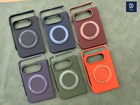 Étui de téléphone à rabat en PU avec béquille 360° officiel premium pour iPhone 18 Duo, étui magnétique TechWoven, charge sans fil