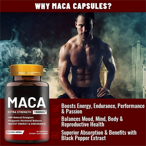 Vente en gros de capsules et comprimés d'extrait de racine de maca personnalisés, complément alimentaire naturel à base de plantes - Product Image 5